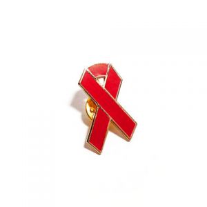 World AIDS Day -  Metal Pin