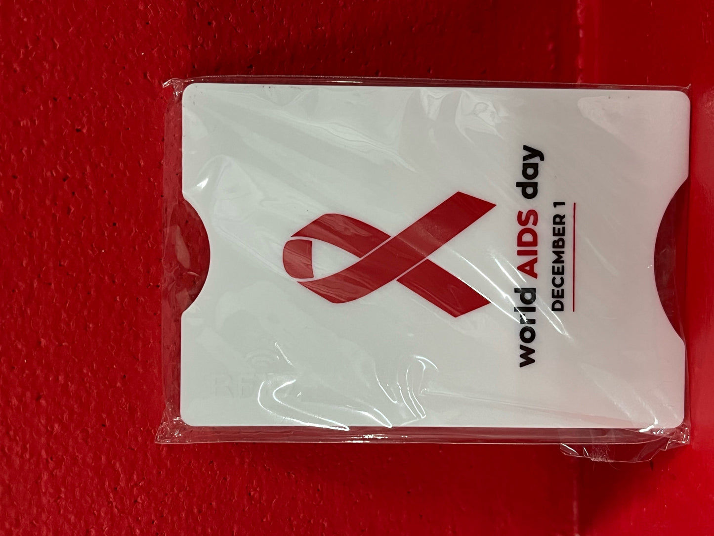 World AIDS Day Card Holder